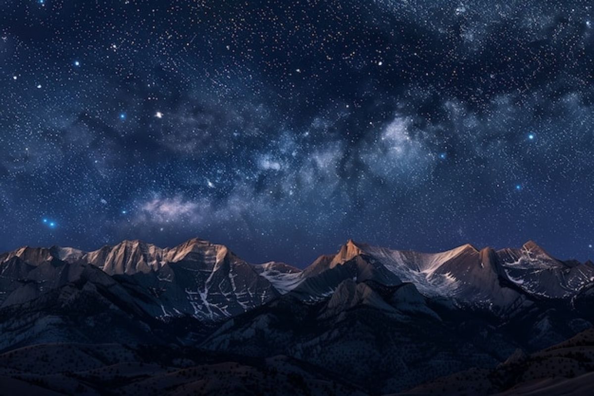 Campo Imperatore con panorami montani e cielo stellato